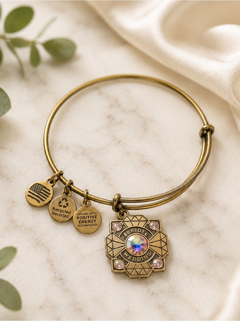 Alex and Ani Bride Wedding Bracelet
